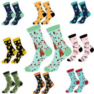 oly-dc00c941cf4cfaaa6ffaacd16152d8f0 Wholesale Boutique Animal Pattern Mid Calf Socks Unisex Casual Everyday Socks