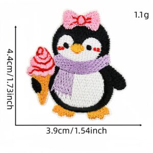 Cartoon little penguin cloth sticker 9 #