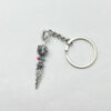Wholesale Silver Vajra Metal Pendant Keychain for Everyday Use