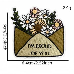 Inspirational english cloth stickers 2#