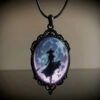 oly-dc326a8dae149e6a2dada2340c871090 Wholesale Black Gothic Witch Oval Pendant Necklace Halloween Gothic Jewelry Accessory for Party Gift