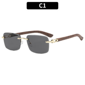 C1-Gold-framed grey sheet