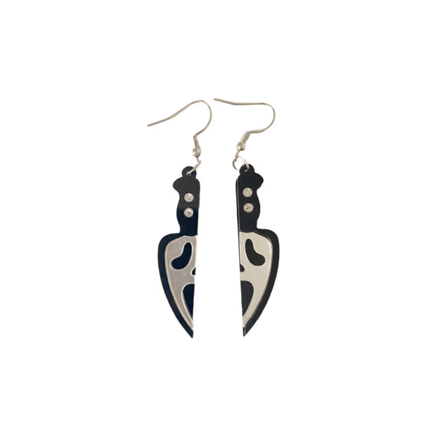 oly-dc55b2ebfba5521809f553cbc6a4d563 Wholesale Halloween Acrylic Dagger Earrings Skull Trendy Fashion Accessory