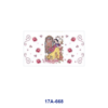 Wholesale 5pcs European Fairytale Maiden Rose Heart Scroll Star Checker Mixed Decor Prints 16oz Cup UV DTF Wraps OLY Exclusive