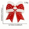 oly-dc5906f7beac4067735688b55648ee6c Wholesale Christmas Bow Embroidered Patch Decorative Fashion Accessory for Gift or Boutique Resale