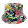Wholesale Floral Double Sided Bucket Hat Sun Protection Casual Beach Hat