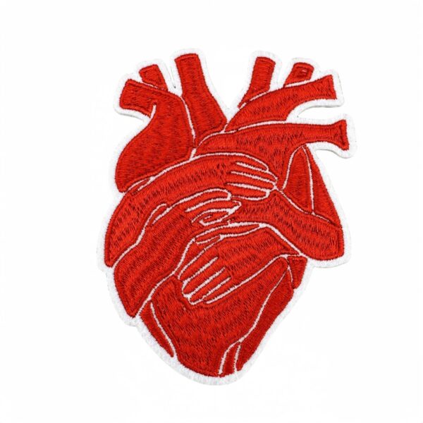 Wholesale Cartoon Heart Embroidered Patches Decorative DIY Fashion Accessory for Clothing Bags