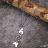 oly-dc77c99d00311478f8206988e5b999a6 Wholesale Trendy Fishbone Fish Spine Necklace Set Ancient Silver Zinc Alloy Fashion Accessory