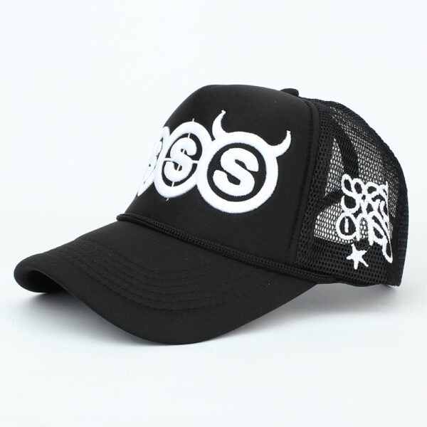 oly-dc7b4ead0c1b300f971aba778b7ff26c Wholesale Embroidered Letter Mesh Cap Summer Breathable Baseball Hat Fashion Accessory Gift