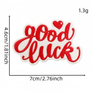 Pink english cloth sticker 11#