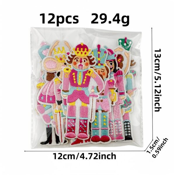 oly-dc96a49e465d1447fc2d14490eb77862 Wholesale Polyester Embroidered Iron-On Patches Cartoon Princess Knight Decorative Accent for Everyday Use