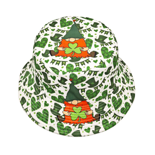 oly-dca20cc8984066625eed54af078e7ecc Wholesale St. Patrick's Day Irish Clover Print Fisherman Hat Sun Hat for Women Casual Fashion Accessory