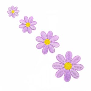 Light purple combination cloth patch 9 #