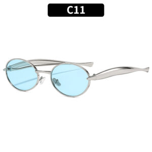 C11-silver frame blue film