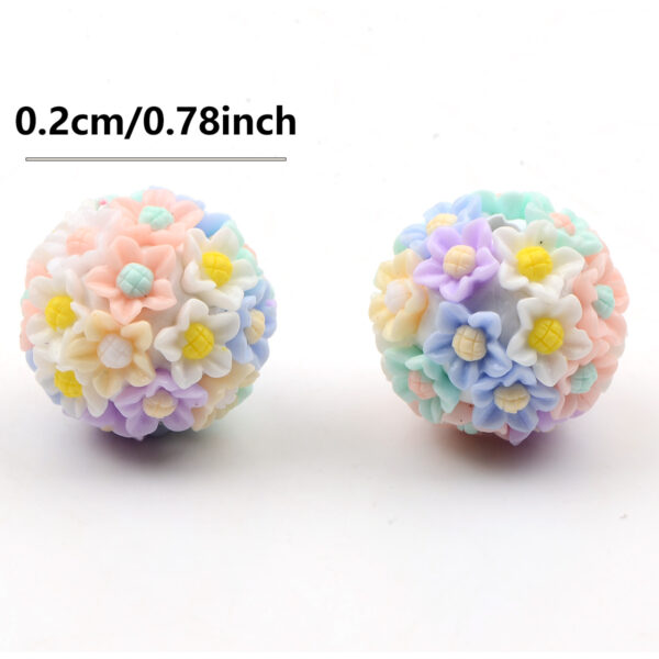 oly-dd209d474173d94a3159d5b5a372dbbd Wholesale Fashion Acrylic Sunflower Cluster Beads for DIY Jewelry and Pen Decoration
