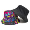 Wholesale Trendy 90s Printed Bucket Hat Unisex Street Party Sun Hat