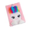 Wholesale Cute Plush Unicorn Journal A5 Pink Notebook for Kids Gift Resale Accessory