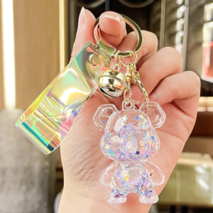 Oil Luminous Dragon Bear-Purple / Single OPP with packing