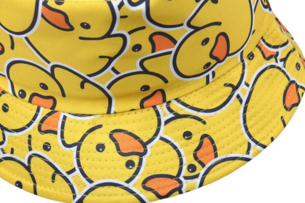 oly-dd8db6c5ccdd205c0f2247abb29960c9 Wholesale Stylish Yellow Swan Print Bucket Hat for Outdoor Sunshade
