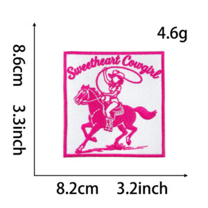 Hot melt adhesive back * Riding girl 1