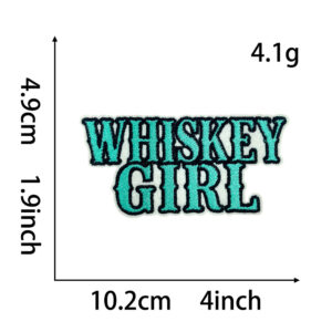 Back heat melt adhesive *WHISKEY GIRL