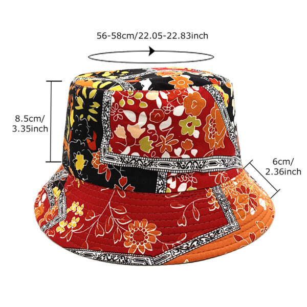 oly-ddc374adcd09d934860d7802ce2f2940 Wholesale Bohemian Printed Sunscreen Bucket Hat for Women Retro Ethnic Fashion Accessory