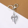 Wholesale Vintage Punk Poseidon Trident Pendant Keychain Zinc Alloy Fashion Accessory for Bags Keys