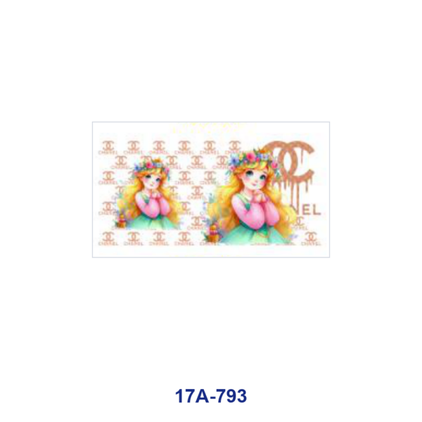 oly-dde06631f77d8dae07e3dd3e7b3c34fc Wholesale 5pcs Soft Watercolor Blonde Princess Butterfly Pastel Floral Decor 16oz Cup UV DTF Wraps OLY Exclusive