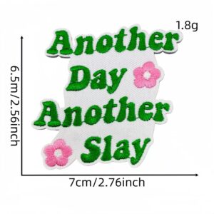 Cartoon english cloth sticker 15#
