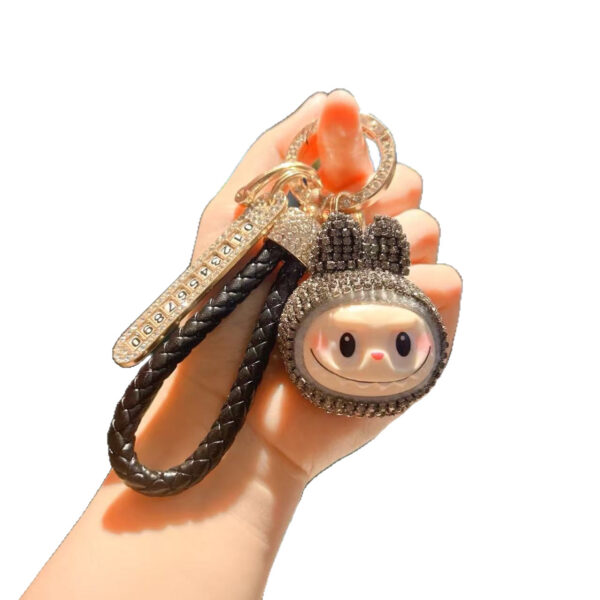 oly-ddfbf2e6bb55dc59bd2583cb48ac81f4 Wholesale Red Cartoon Sparkling Big Head Keychain, Trendy Bag Charm and Car Key Accessory for Everyday Use