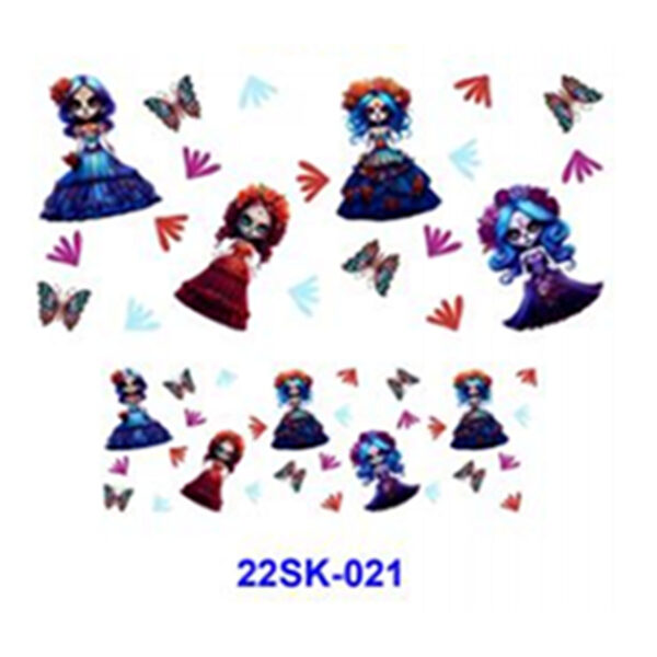 oly-ddfc69b92b9dacbdefdcad329af5cdf0 Wholesale 2/4/8pcs Colorful Christmas Mini Keychain Sticker
