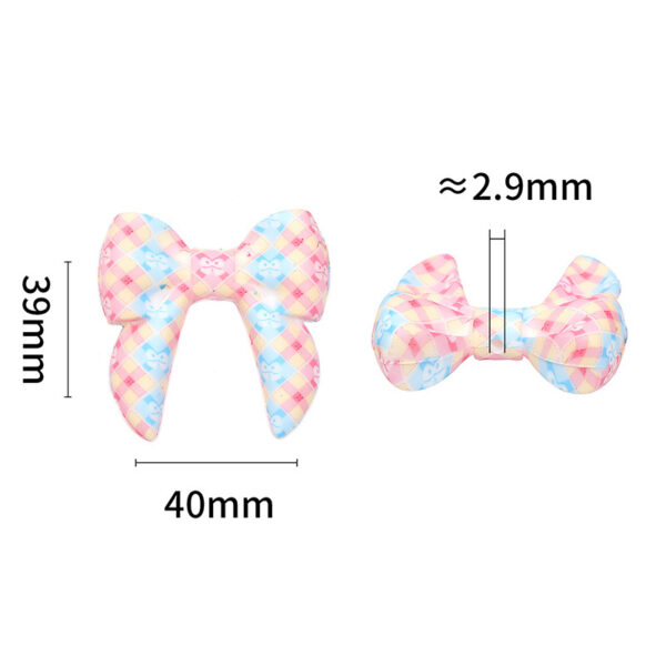 oly-de2857df8bbdc4e2492b91e47027829a Wholesale Electroplated Acrylic Bow Beads & Loose Beads DIY Jewelry Making Kit for Gift Fashion Accessory