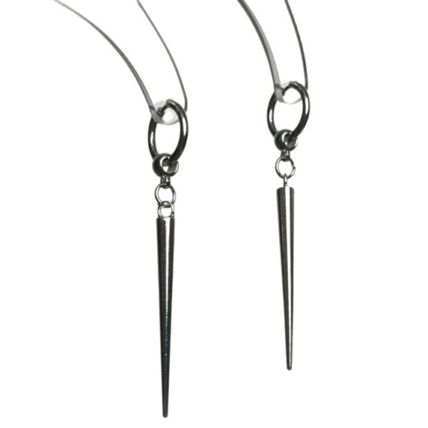 oly-de2a4e40697e81ad4038cbc4195b9854 Wholesale Chic Minimalist Cone Stud Earrings Stainless Steel Fashion Accessory Gift for Everyday Wear