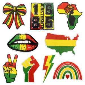 oly-de35eb19a70b35a467afc7a469e001b3 Wholesale Black History Month Colorful Cartoon Cloth Patch Decorative Applique for DIY Clothing