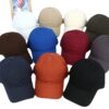 Wholesale Cotton Fashion Baseball Cap Soft Top Curved Brim Sun Protection Windproof Unisex Hat for Outdoor