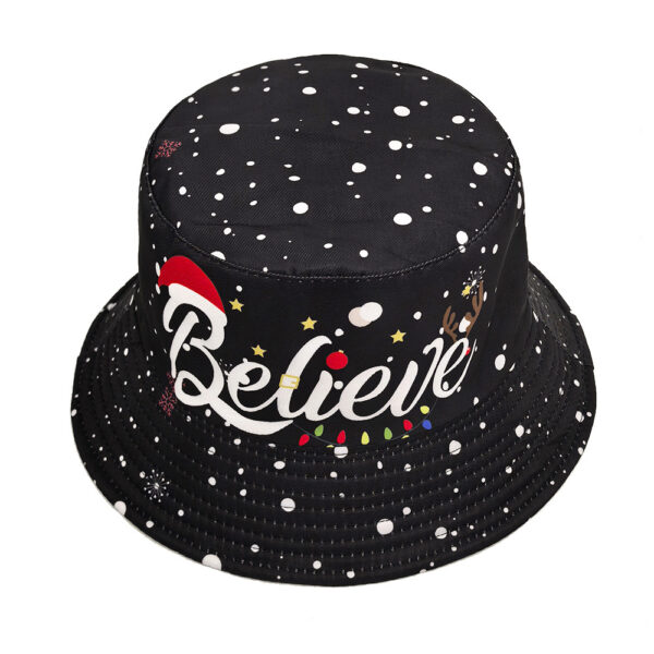 oly-de3a4066d4c2c897ee786e09e906b8a8 Wholesale Trendy Santa Claus Pattern Fisherman Hat Sun Protection Foldable Bucket Hat Boutique Resale