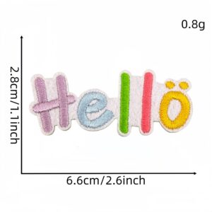 Hello hello cloth sticker 6#