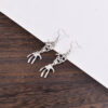 oly-de77d4cd10b3d057a097dcd92a5cb996 Wholesale Vintage Skull Pendant Earrings Antique Silver Geometric Halloween Jewelry for Party Gift