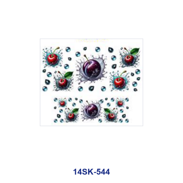 oly-de83decd4f851a32ea660e2014135abb Wholesale 2/4/8pcs Water Splash Fruit UV DTF Mini Cup Keychain Stickers
