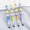 oly-de90ec2353a27eb083c7d32a6992ee03 Wholesale DIY Cream Beaded Pen Gradient Purple Magic Wand Touch Screen Trendy Fashion Accessory