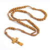 oly-de93f3415ff15780d87cd603ccf8dd59 Wholesale Handmade Colorful Wooden Bead Necklace 8mm Fashion Accessory for Gift Party