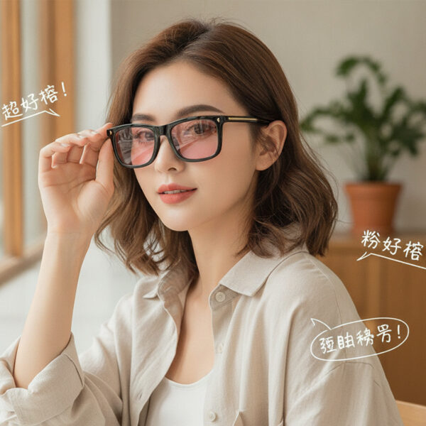 oly-de9cdbc3b964653b6b303d176b76dff4 Wholesale Retro Square Sunglasses with Ring Design UV400 for Women Fashion Accessory Gift