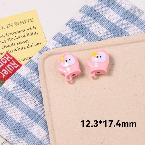 oly-de9d8c84fb5a152c11dd4e28a0cd14d0 Wholesale Khaki Glove Charm Pendant Beads DIY Jewelry Making Craft Supply