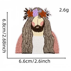 Cartoon english cloth sticker 24#
