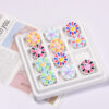 oly-ded4d8cc7619b7ee8d34b69ebcb4fd88 Wholesale Light Luxury Cartoon Acrylic Beads Mixed Color Sunflower for DIY Jewelry and Fashion Accessory