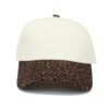 Wholesale Leopard Print Cotton Baseball Cap Casual Unisex Color Block Trucker Hat