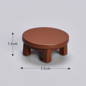 Brown round table no. 26 / Simulation furniture series