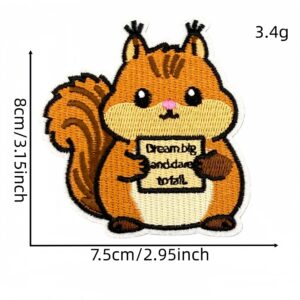Cartoon animal cloth sticker 8#
