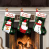 oly-df1fc8ad6bee848d391b25ffa9168b0e Wholesale Christmas Stockings Dwarf Snowman Deer Patterns Home Decor Resale