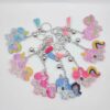 Wholesale Cartoon Rainbow Unicorn Rhinestone Keychain Car Key Accessory Resale Gift